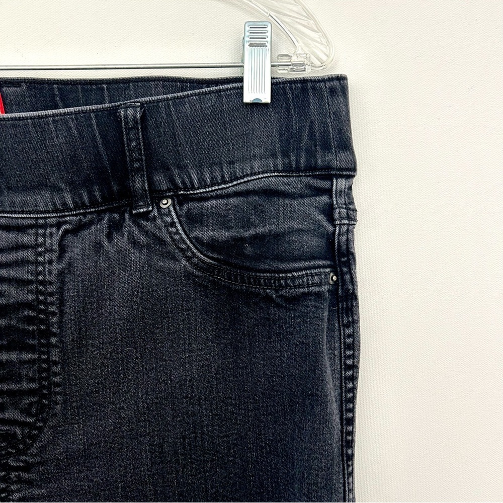 Spanx Denim Jeans Pants Black Wash Slim Tapered Ankle Shaping Technology Size 1X - Picture 5 of 12